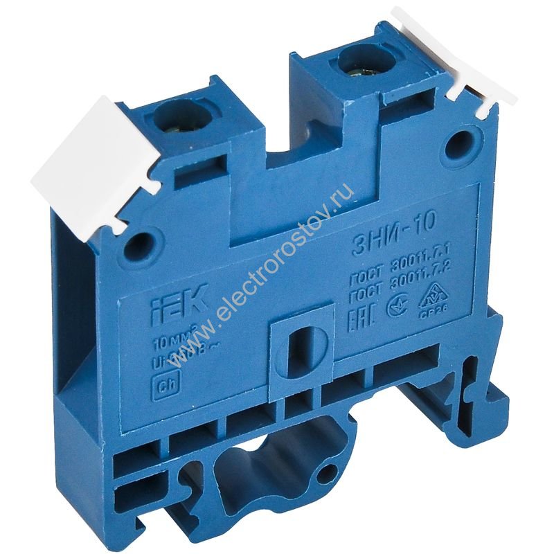 Зажим наборный ЗНИ 10мм²  синий IEK