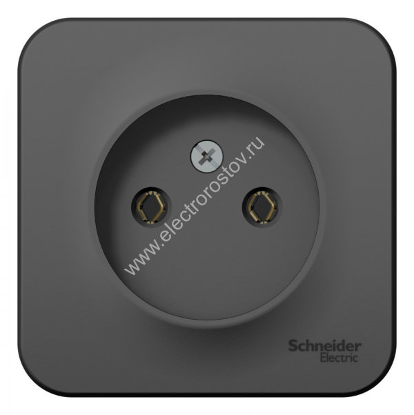 Blanca наруж Антрацит Розетка б/з без шторок 16А, 250В, изолир. пластина Schneider Electric