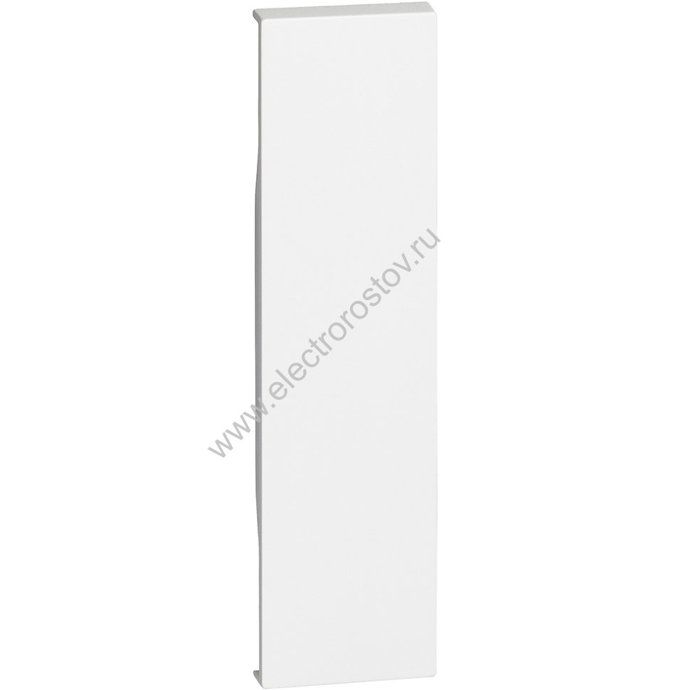 Living now Белый Лицевая панель для заглушек 1 мод Bticino