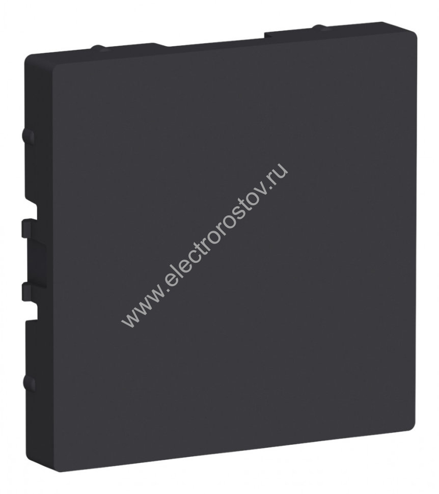 AtlasDesign Карбон Заглушка без суппорта для многопостовых рамок Schneider Electric