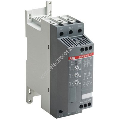 Софтстартер PSR30-600-70 15 kW 400V 30A пуска эл.дв. (240-100V, AC) ABB