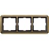 Schneider Electric Merten SD Antik Античная латунь Рамка 3-ая