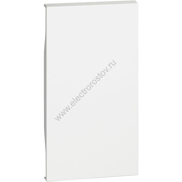 Living now Белый Лицевая панель для заглушек 2 мод Bticino