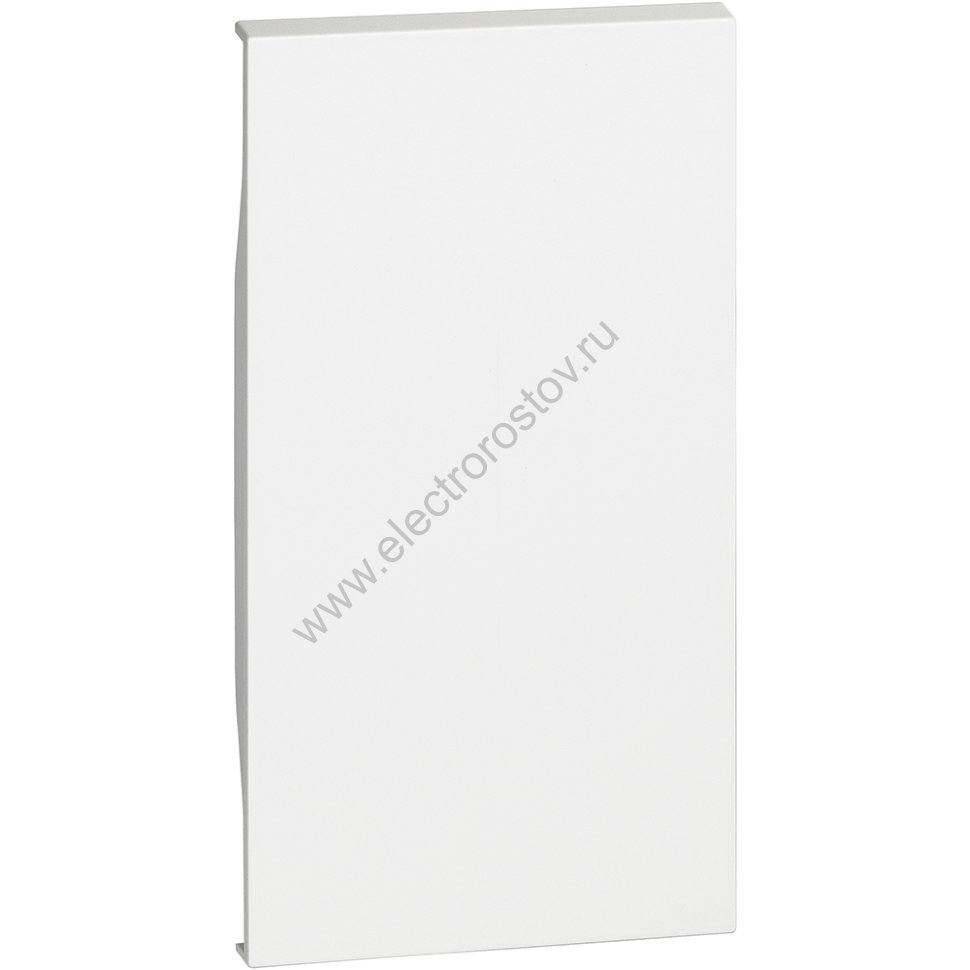 Living now Белый Лицевая панель для заглушек 2 мод Bticino