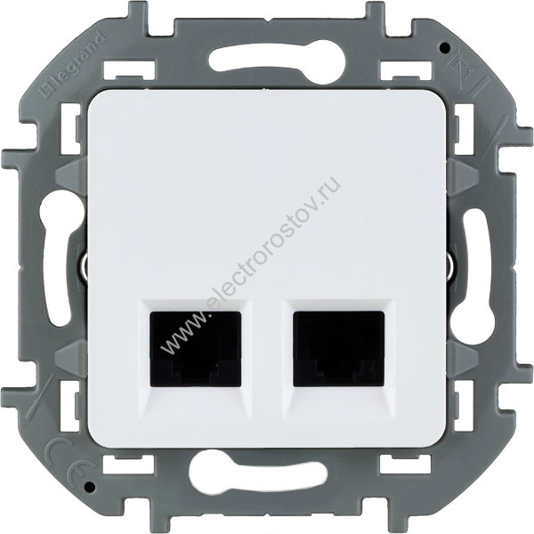 INSPIRIA Белый Розетка 2-ая RJ 45 - категория 6 - UTP Legrand