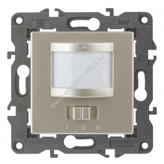 Elegance Шампань Датчик движения 2-проводной, 180 - 250В, 200Вт ЭРА