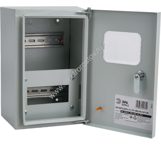 Щит металлический ЩУРн-1/6 IP31 (285х190х145) ЭРА