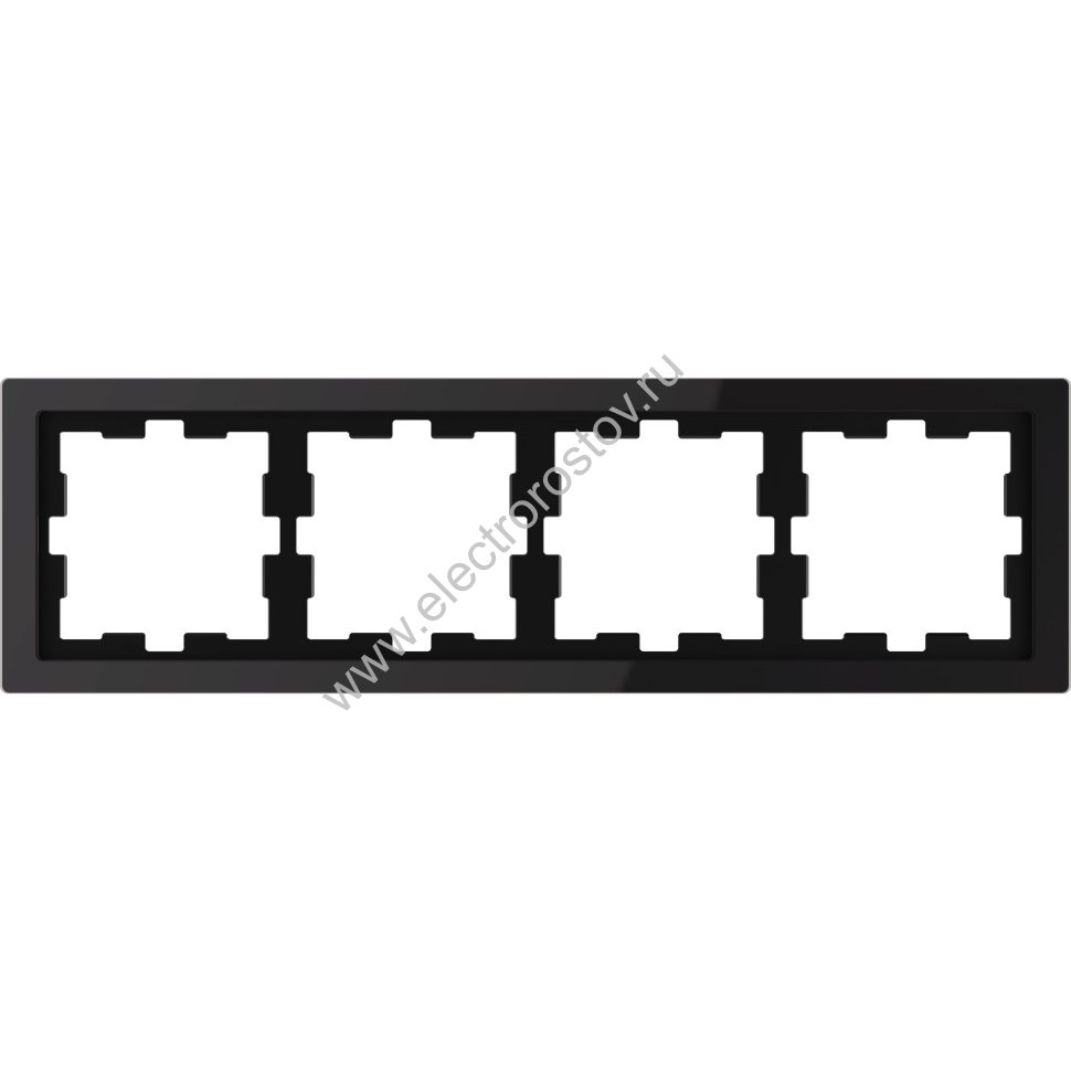Schneider Electric Merten D-Life Черный Оникс Рамка 4-ая