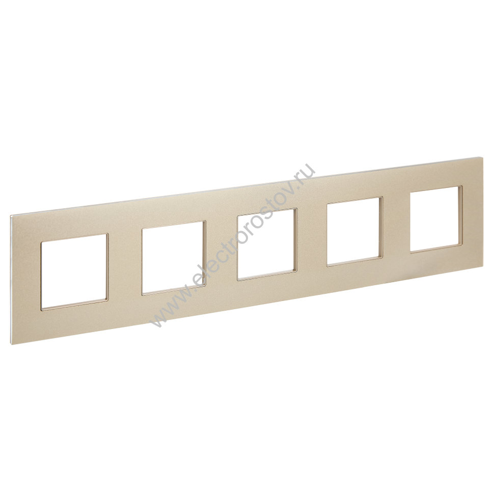 IEK SKANDY Металл Шампань Рамка 5-ая SK-F35Sh