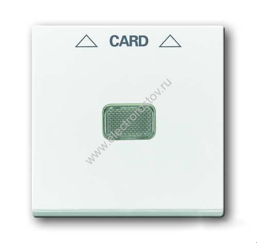 Basic 55 Белый Накладка карточного выключателя(мех. 2025U) ABB