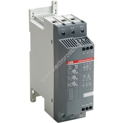Софтстартер PSR37-600-70 18,5 kW 400V 37A пуска эл.дв. (100-240V, AC) ABB