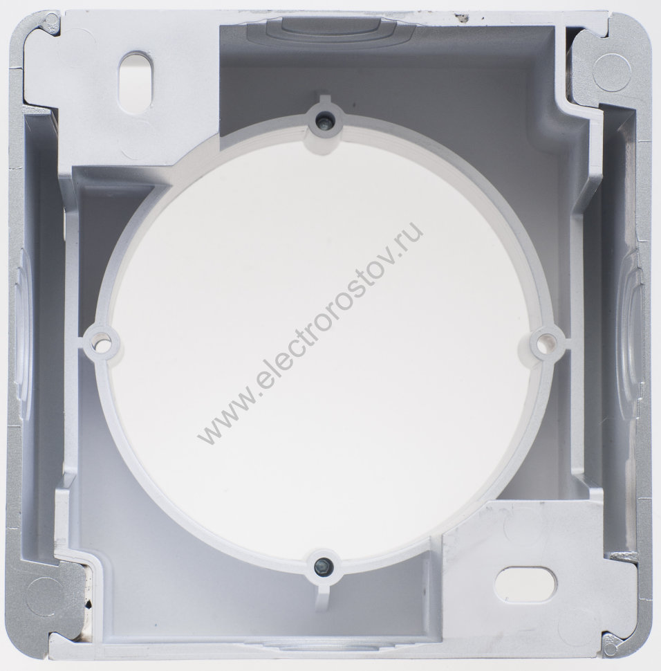 Glossa Алюминий Адаптер для открытого монтажа Schneider Electric