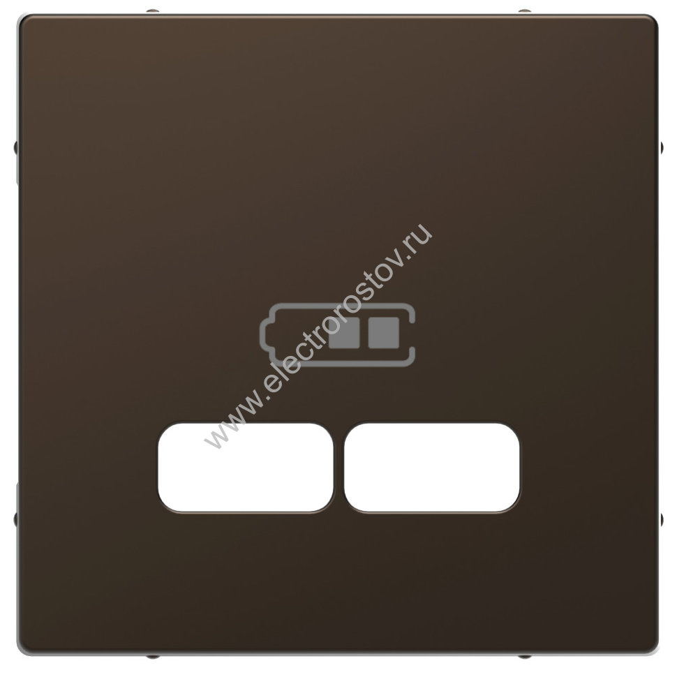 Schneider Electric Merten D-Life Мокко Центральная накладка для USB механизма 2,1А