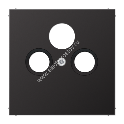 LS 990 Алюминий темный Накладка TV-FM-SAT JUNG