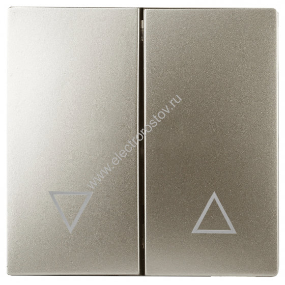 Elegance Шампань Клавиши для жалюз. выключателя ЭРА