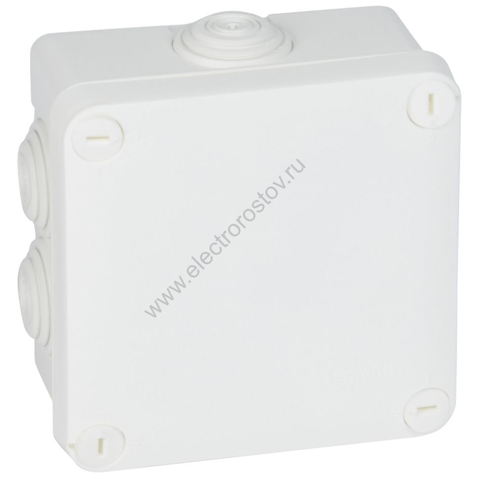 Plexo Белый Коробка IP55 105х105х55мм Legrand