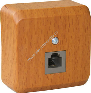 Этюд Бук Розетка телеф. 1-ая Schneider Electric