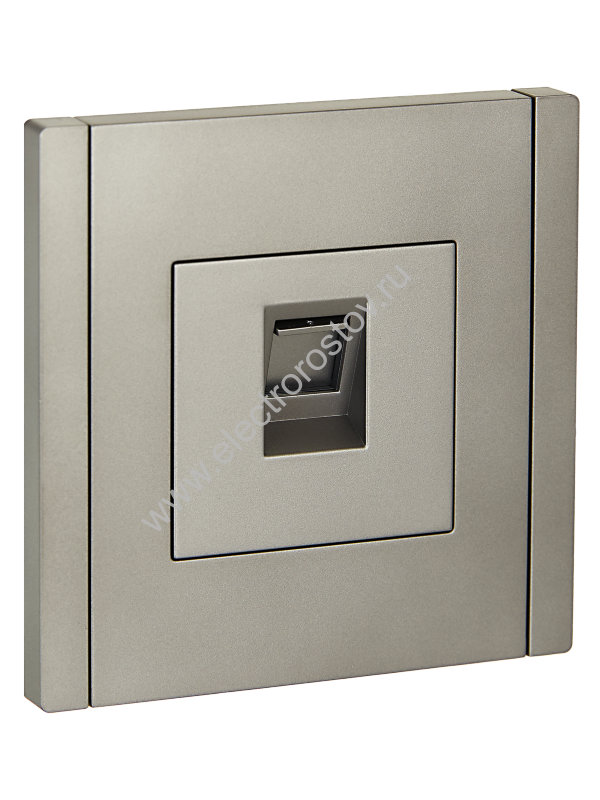 IEK FORTE&PIANO Сталь Розетка комп. RJ45 кат.6 FP531