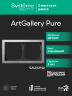 Systeme Electric ArtGallery Pure Металл Алюминий Рамка 2-ая