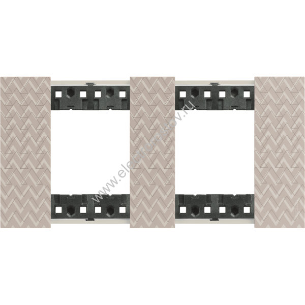 BT Living now Оптик Рамка немецкий стандарт 2 поста (2+2 мод)