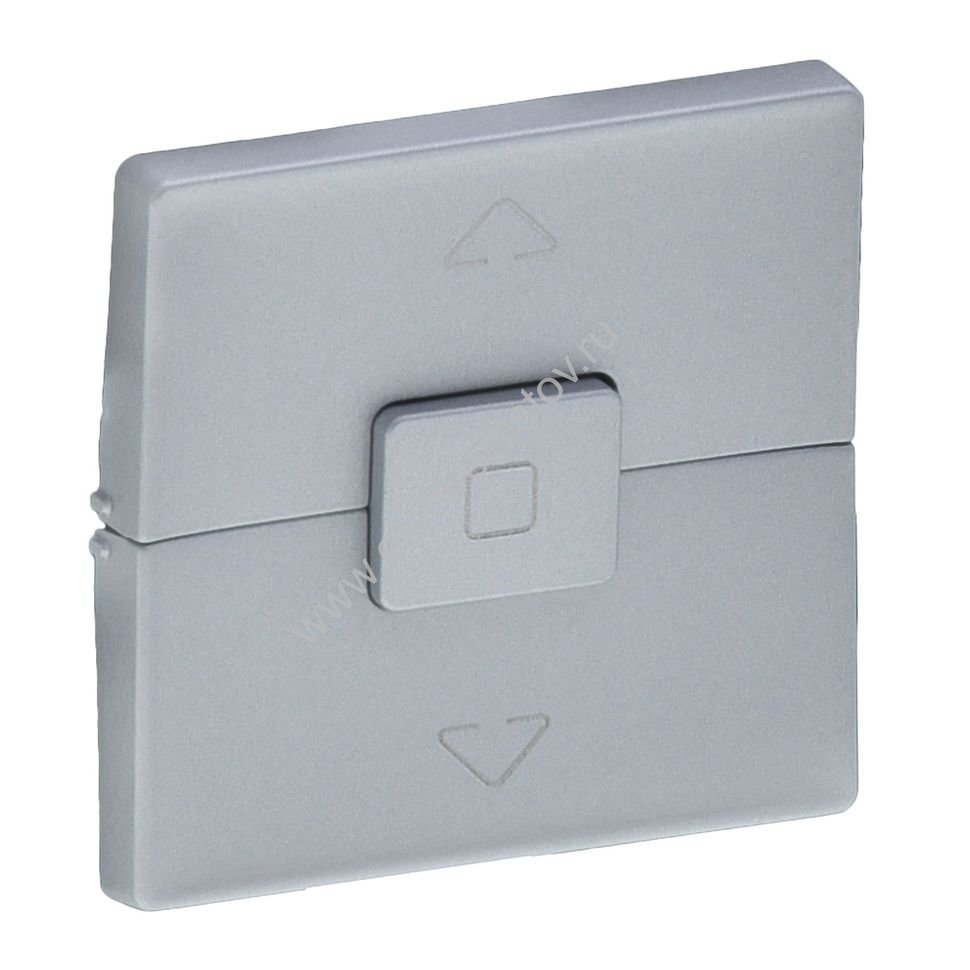Valena LIFE Алюминий Лицевая панель Выключатель жалюзийный Legrand
