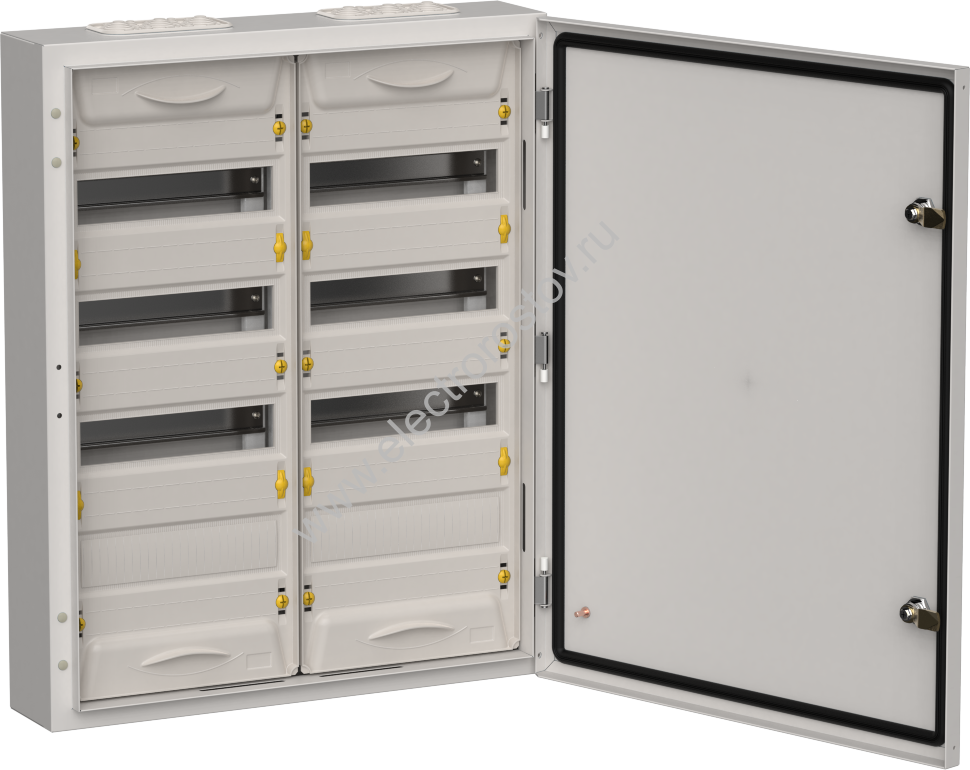 TITAN 5 Корпус мет. ЩРн-96 (2х48) 710х570х140 IP54 сер IEK