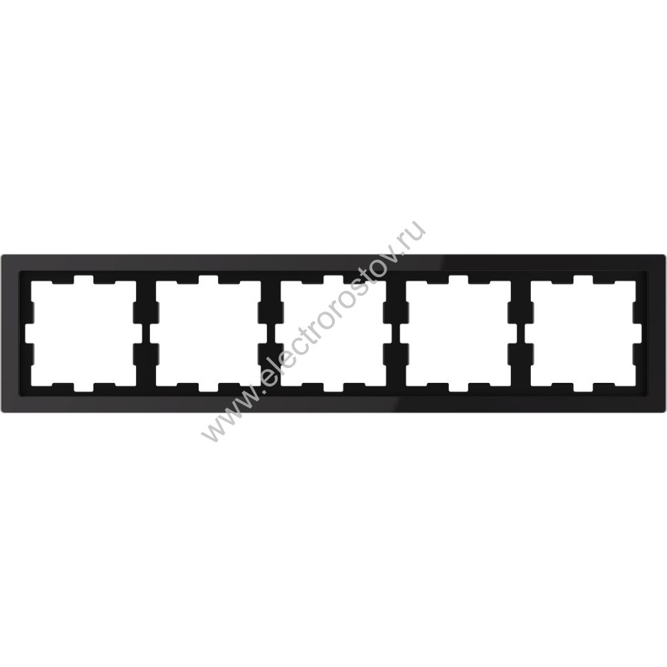 Schneider Electric Merten D-Life Черный Оникс Рамка 5-ая