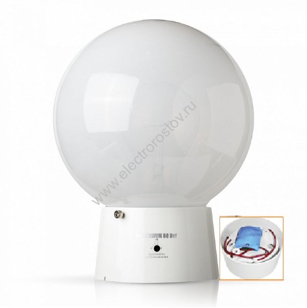 Светильник светодиодный с оптико-акуст. датчиком НБО ЖКХ-04 ЛОН Е27 матовый Аргос-Трейд
