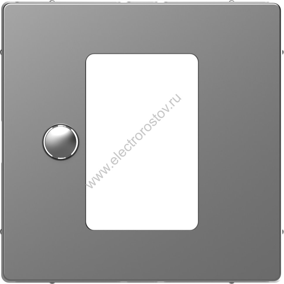 Schneider Electric Merten D-Life Нержавеющая Сталь Накладка центральная для сенсорного термостата