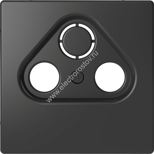 Schneider Electric Merten D-Life Антрацит Накладка центральная TV розетки, 2/3 отверстий