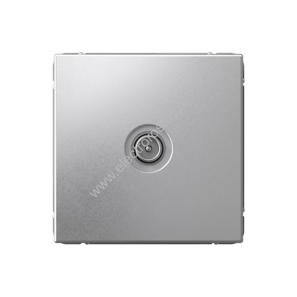 Systeme Electric ArtGallery Алюминий TV Розетка оконечная 1DB, механизм