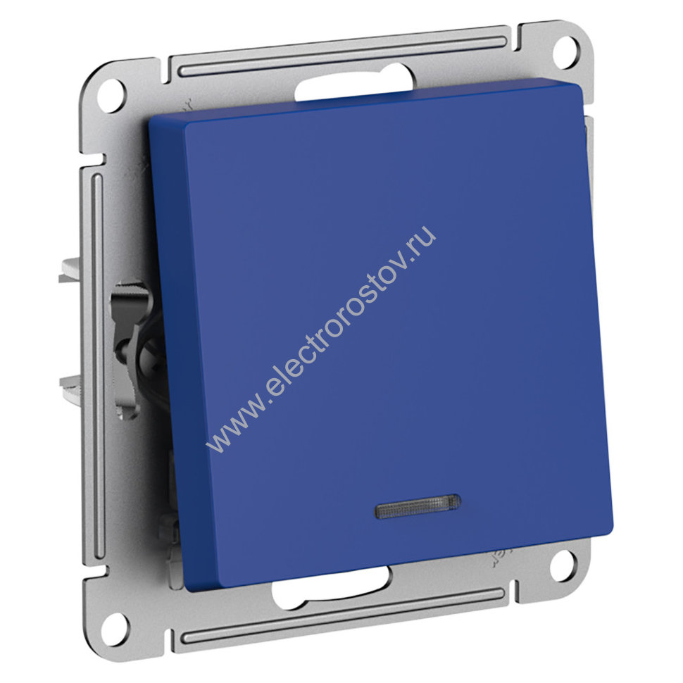 AtlasDesign Аквамарин Переключатель 1-клавишный с подсветкой Schneider Electric