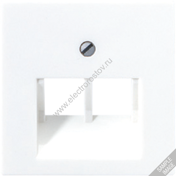 JUNG EcoProfi Бежевая Накладка 2-ой наклонной ТЛФ/комп розетки