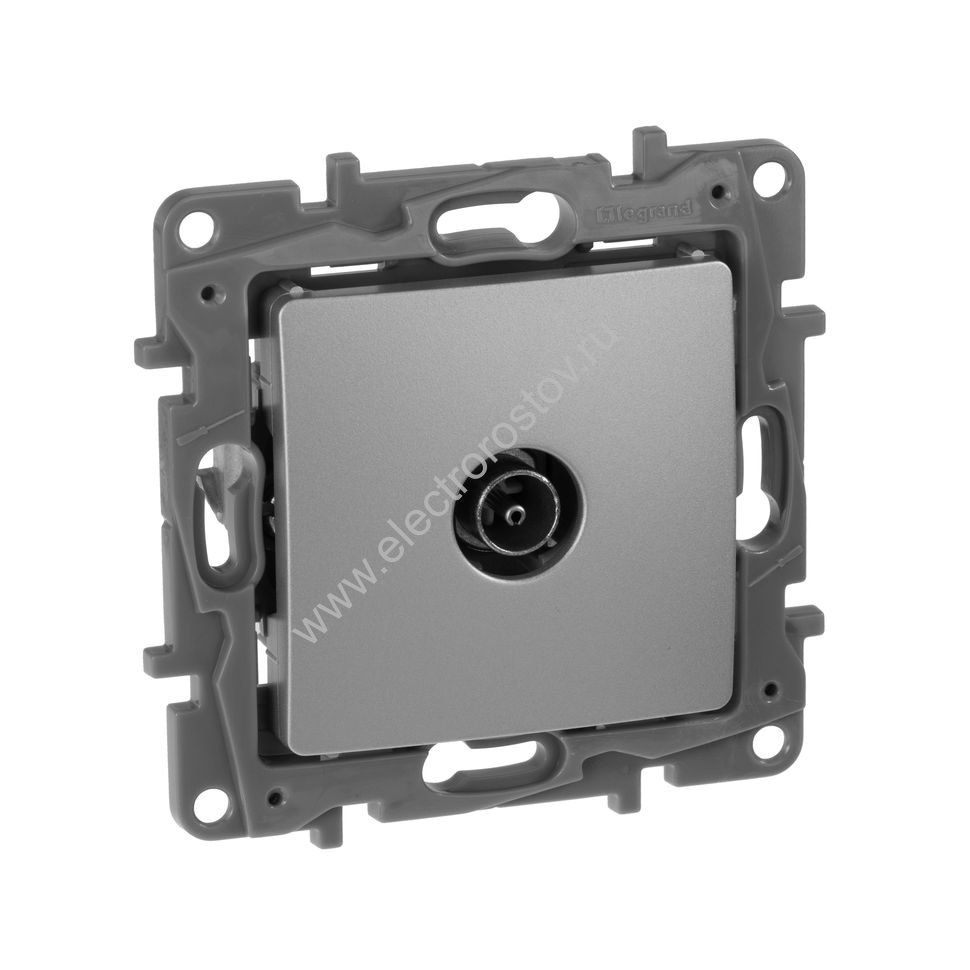 Etika Алюминий Розетка TV Legrand