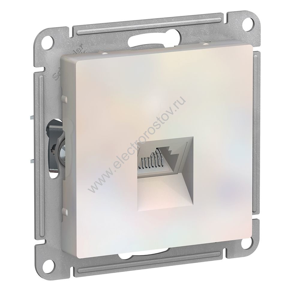 AtlasDesign Жемчуг Розетка компьютерная 1-ая RJ45, кат. 5е Schneider Electric