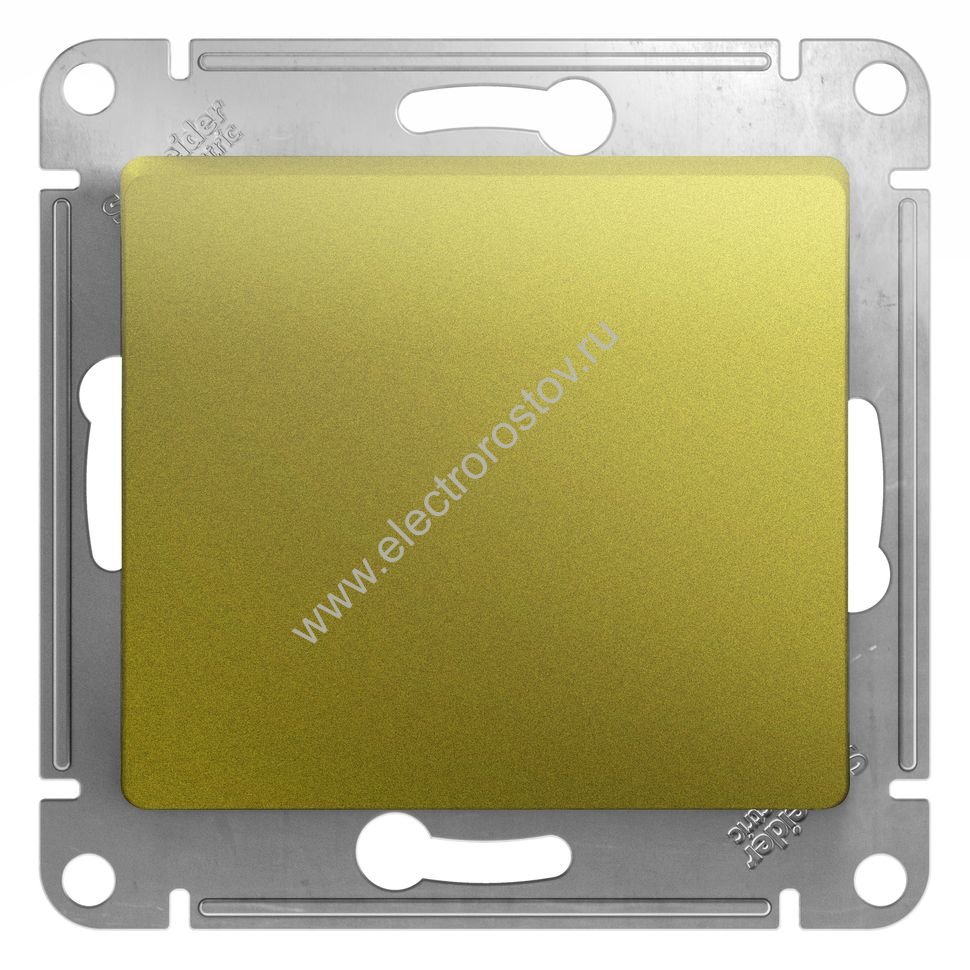 Systeme Electric Glossa Фисташковый Выключатель 1-клавишный кнопочный