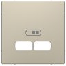 Schneider Electric Merten D-Life Сахара Накладка центральная для USB механизма 2,1А
