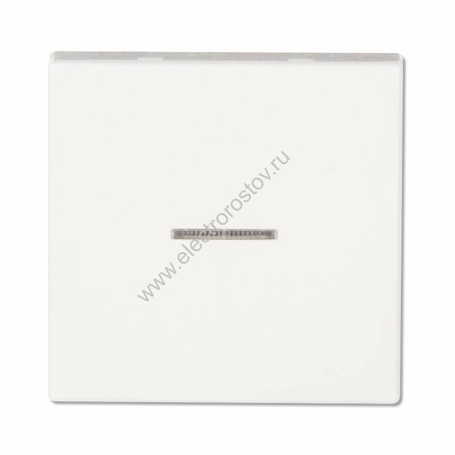 JUNG EcoProfi Белая Клавиша 1-ая с подсветкой