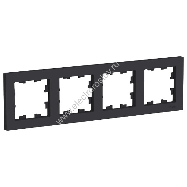 AtlasDesign Карбон Рамка 4-ая, универсальная Schneider Electric