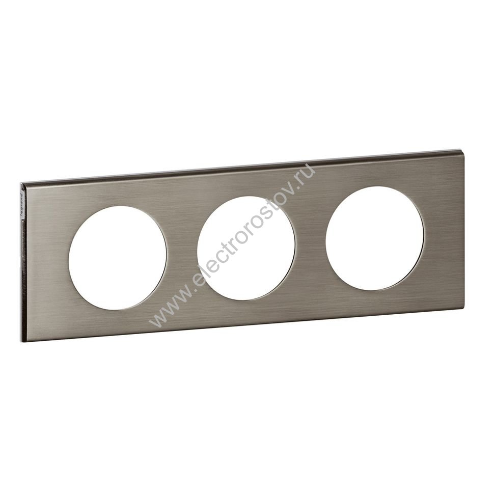 Celiane Сталь фактурная Рамка 3-ая (2+2+2 мод) Legrand