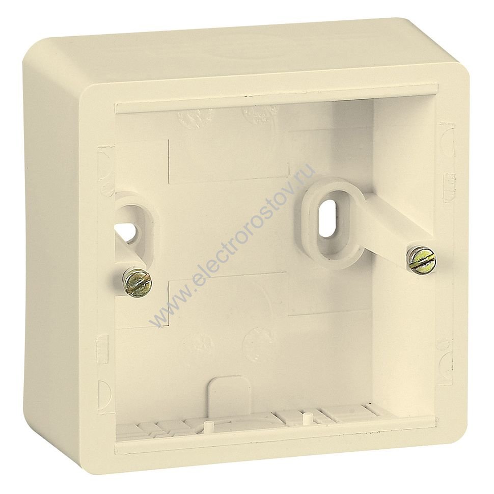 Cariva Крем Коробка для накладного монтажа, 1-мест. Legrand