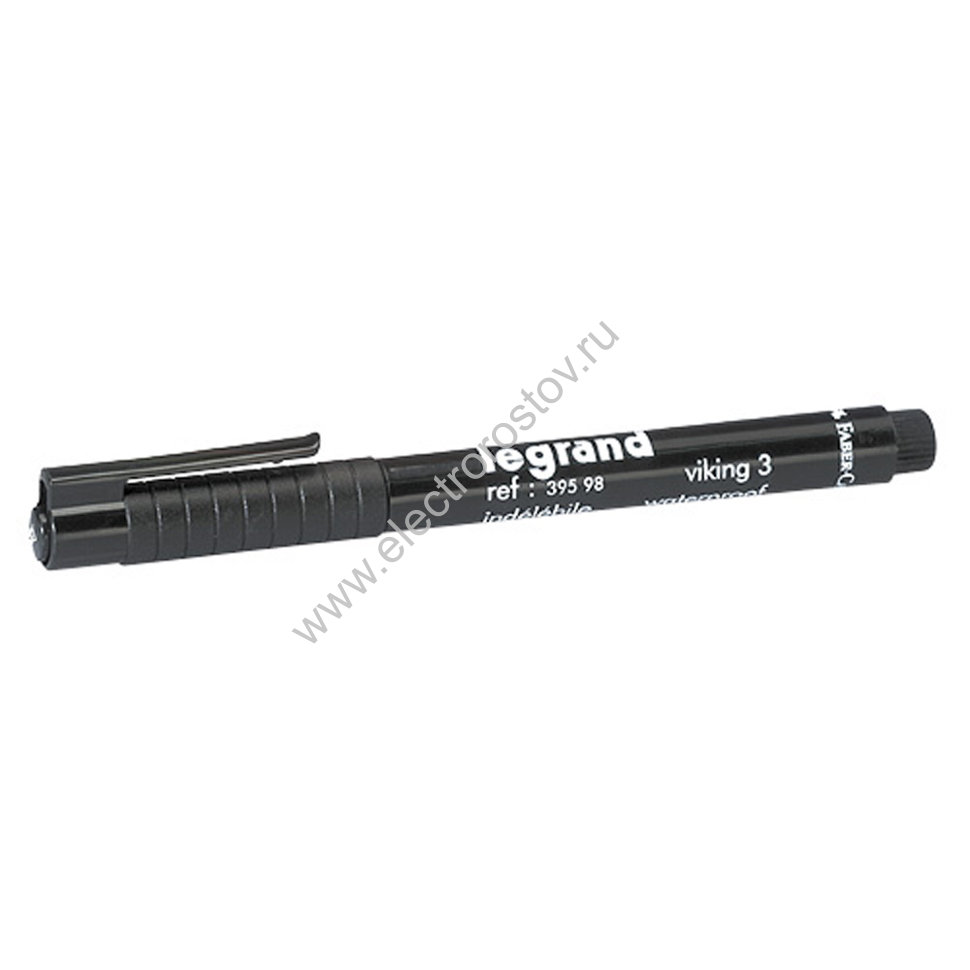 Фломастер черный, перманентный, толщина линии: 0,2 мм САВ3 Viking Legrand