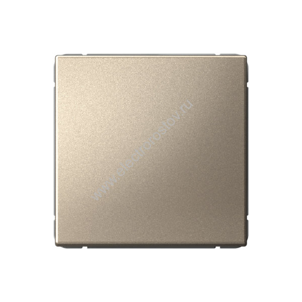 Systeme Electric ArtGallery Шампань Выключатель 1-клавишный кнопочный, 10А, механизм