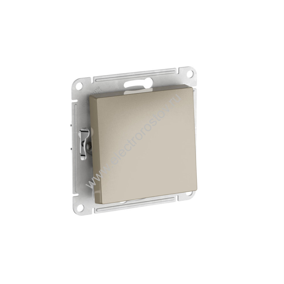 AtlasDesign Шампань Выключатель с самовозвратом с быстрозажим. клеммами Schneider Electric