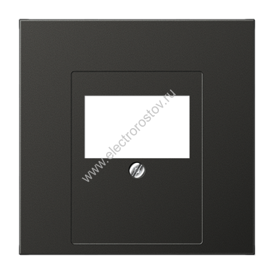 LS 990 Антрацит Крышка для ТАЕ-розетки, моно/стерео-аудиорозетки JUNG