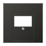 LS 990 Антрацит Крышка для ТАЕ-розетки, моно/стерео-аудиорозетки JUNG