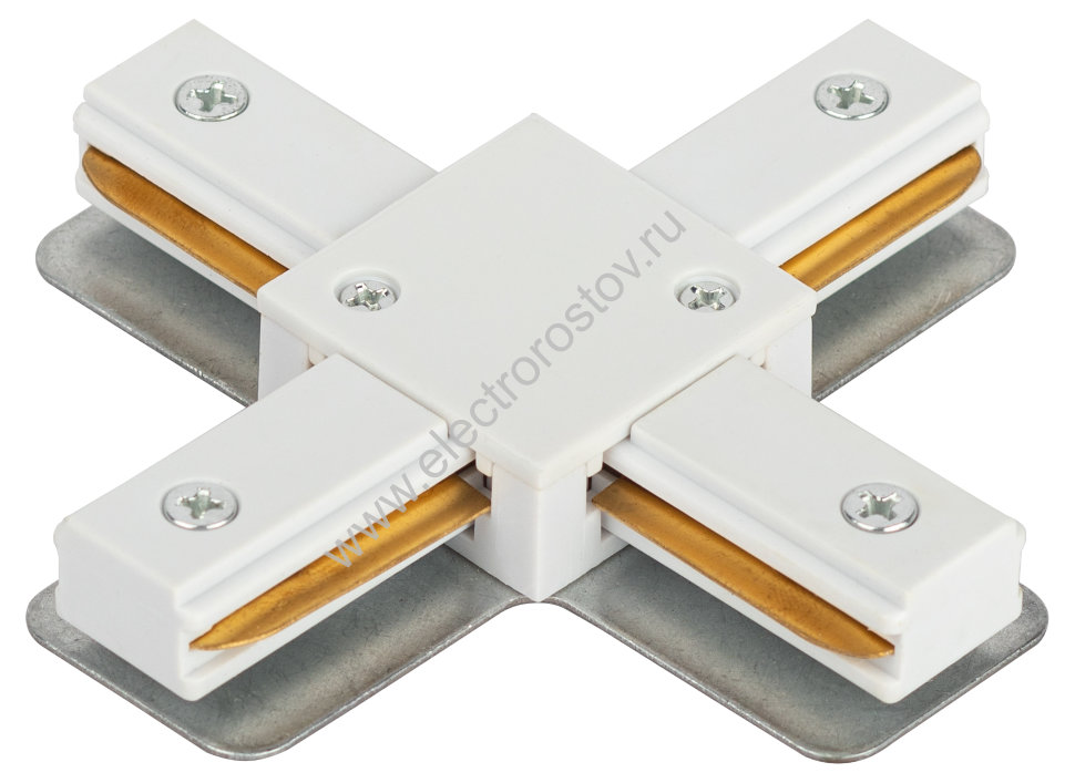 ЭРА Коннектор TR-1PA-СX-WH X-образный для однофазного шинопровода белый