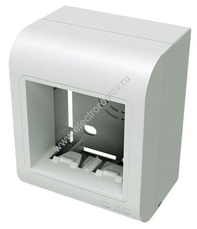 DKC PDM Коробка монтажная под 2 модуля 45X45 мм