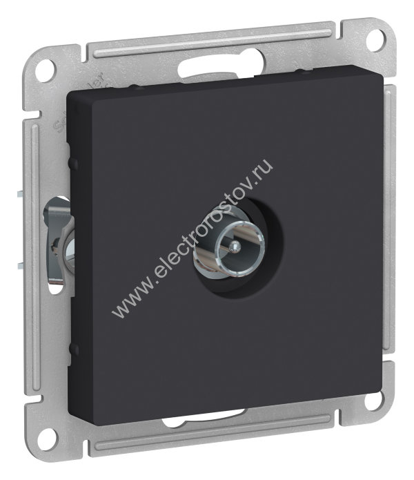 AtlasDesign Карбон Розетка TV оконечная 1DB Schneider Electric