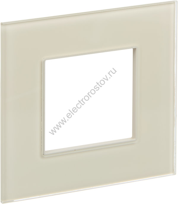 IEK SKANDY Стекло Бежевый Рамка 1-ая SK-F21B